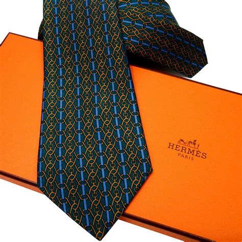 Hermes silk ties for men